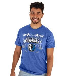 Blue 84 Nba Unisex Adult Nba T Shirt Heathered Team Color Basketball